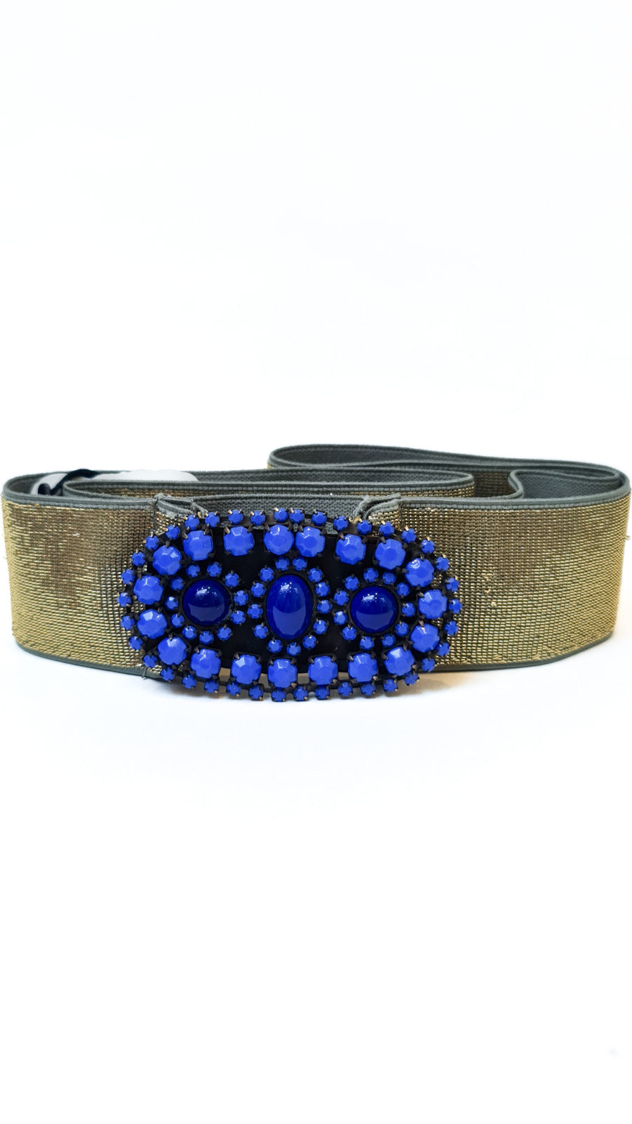 EXQUISITE J BLUE DIAMANTE BELT