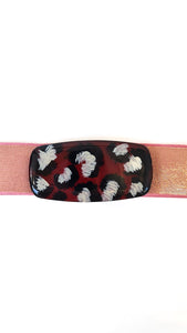 EXQUISITE J PINK LEOPARD BELT