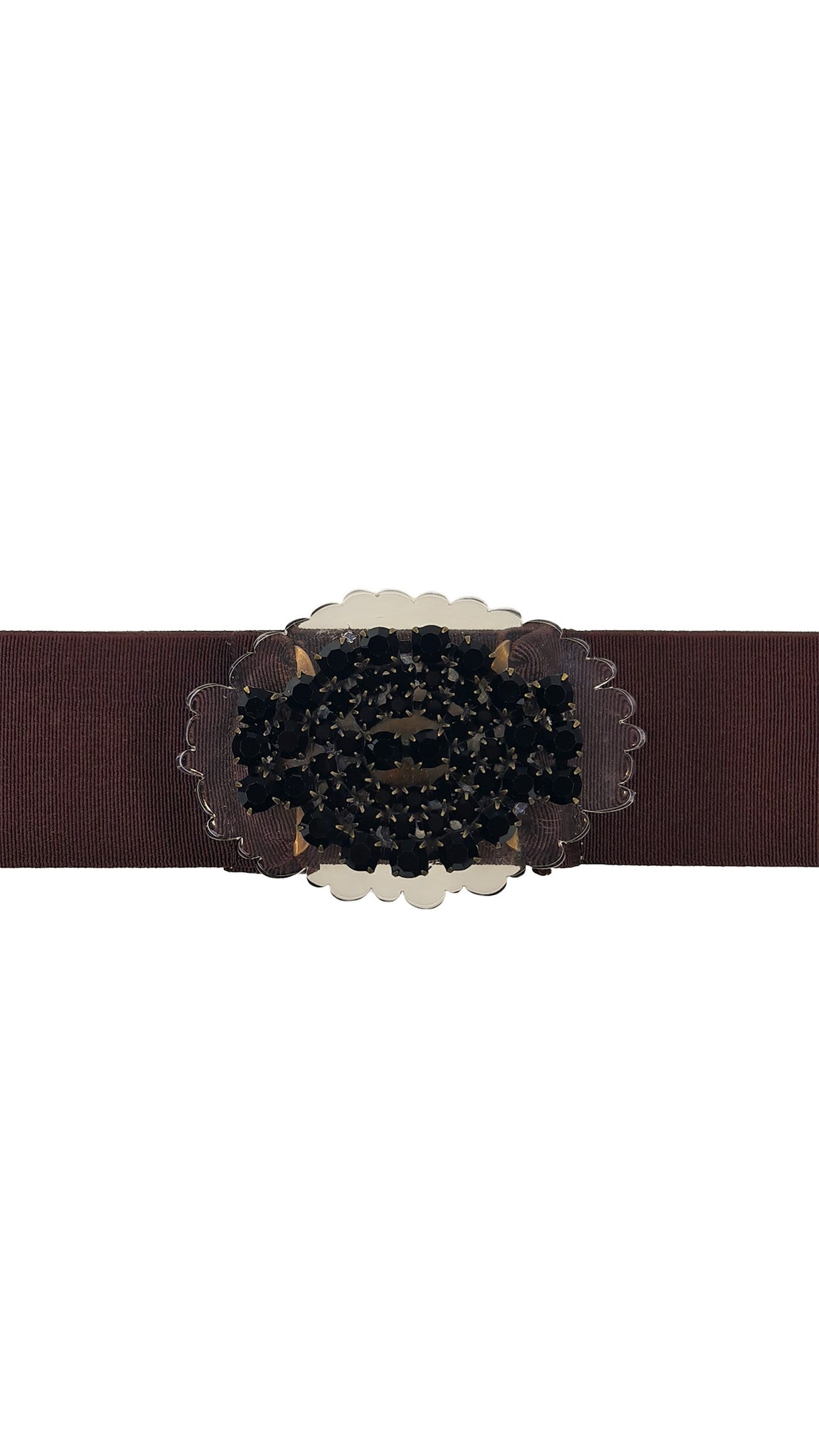 EXQUISITE J BROWN RESIN BELT