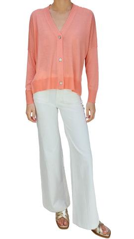 GRAN SASSO TASMANIA PEACH CARDIGAN