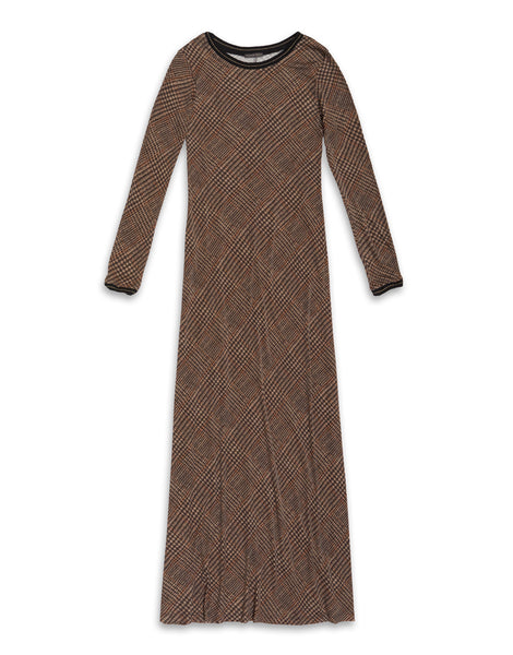 MONICA SARTI MARGHE BROWN DRESS