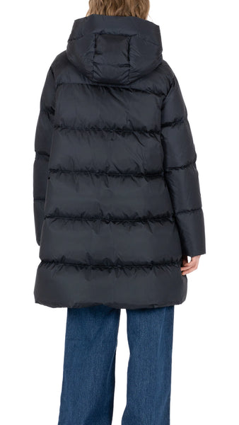 LEMPELIUS DARK BLUE 3/4 DOWN COAT