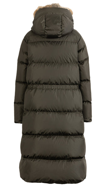 LEMPELIUS DARK GREEN DOWN COAT