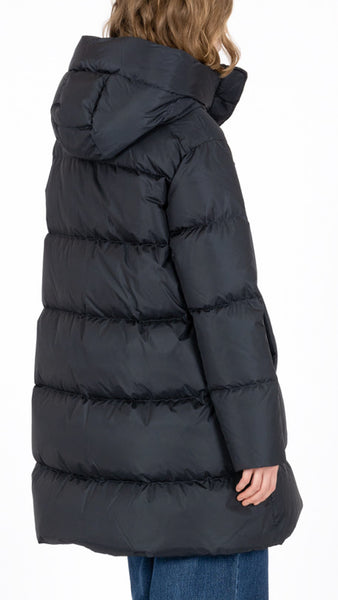 LEMPELIUS DARK BLUE 3/4 DOWN COAT