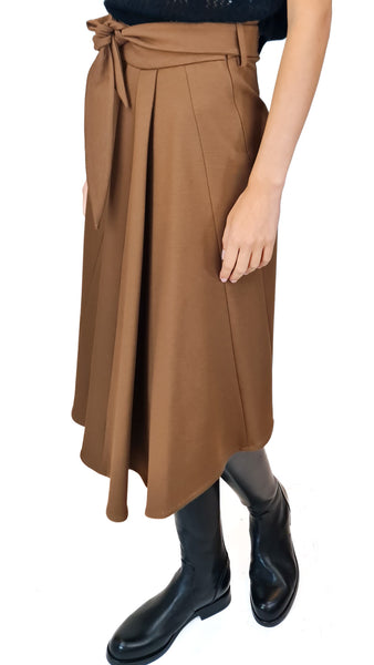 TRUE ROYAL ZOE CARAMEL SKIRT