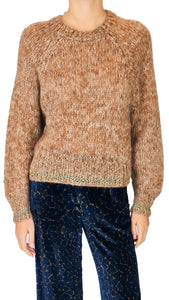 HAPPY SHEEP RUST SHORT SWEATER