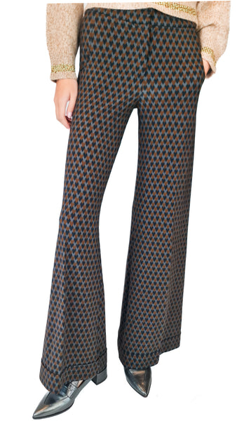 SIYU COR CREPE TROUSERS