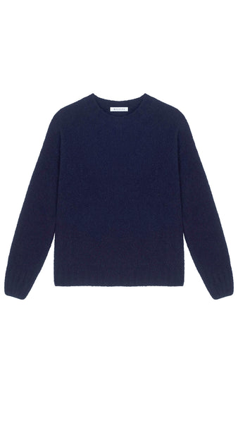 A dark navy blue long-sleeve knit sweater with a crew neck
* Masscob Tijuca navy sweater
* Masscob navy knit sweater
* Women's navy crewneck sweater
* Masscob relaxed navy pullover Designer navy blue crewneck jumper
* Masscob Tijuca knitwear
* Oversized navy sweater women
* Premium ribbed navy knit top