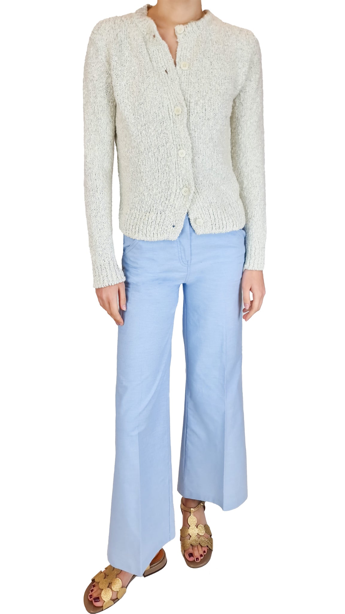 TRUE ROYAL MARGOT SKY TROUSERS