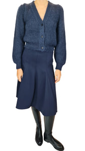 TRUE ROYAL SELMA NAVY SKIRT