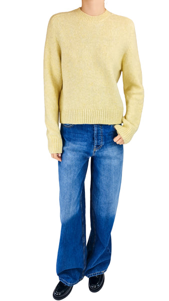 * Masscob yellow melange Emily sweater
* Masscob Emily yellow sweater
* Women's yellow melange crewneck sweater
* Masscob light yellow knit pullover
* Soft pastel yellow wool sweater women
* Designer melange crewneck jumper
* Masscob Emily jumper yellow
* yellow heathered knitwear for women