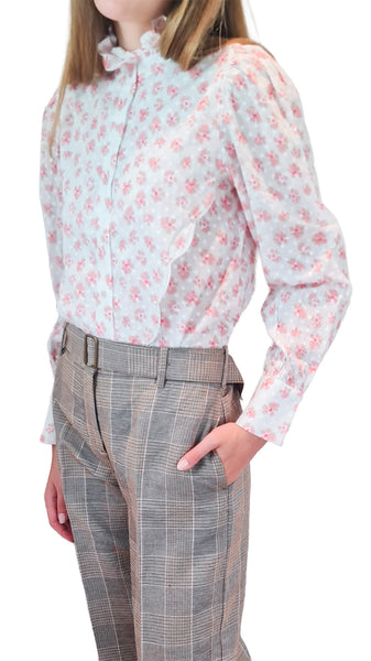 NIMO WITH LOVE SWEET GRASS BLUSH BLOUSE