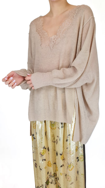 MES DEMOISELLES AERA BEIGE JUMPER