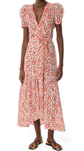 POUPETTE ST BARTH BABA PINK LONG DRESS
