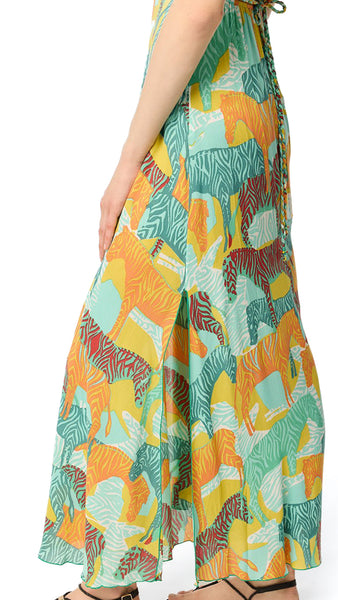 POUPETTE ST BARTH CARA V MINT ASHANTI LONG DRESS