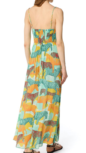 POUPETTE ST BARTH CARA V MINT ASHANTI LONG DRESS