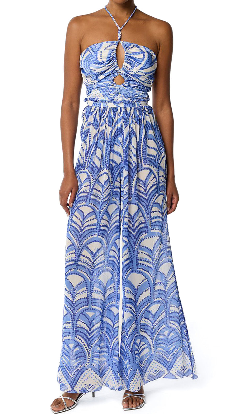 POUPETTE ST BARTH CLAUDIA BLUE HIMBA JUMPSUIT
