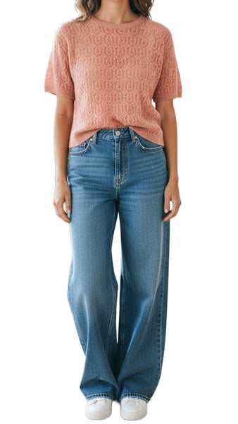 PROJECT AJ117 PETRA OLD ROSE JUMPER