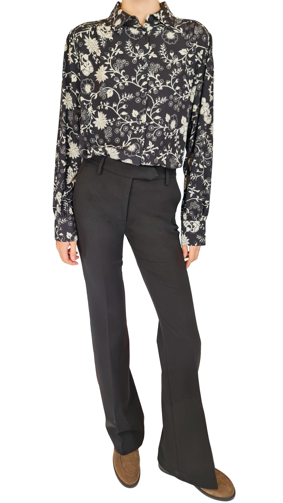PUROTATTO AUTUMN FLORAL BLOUSE