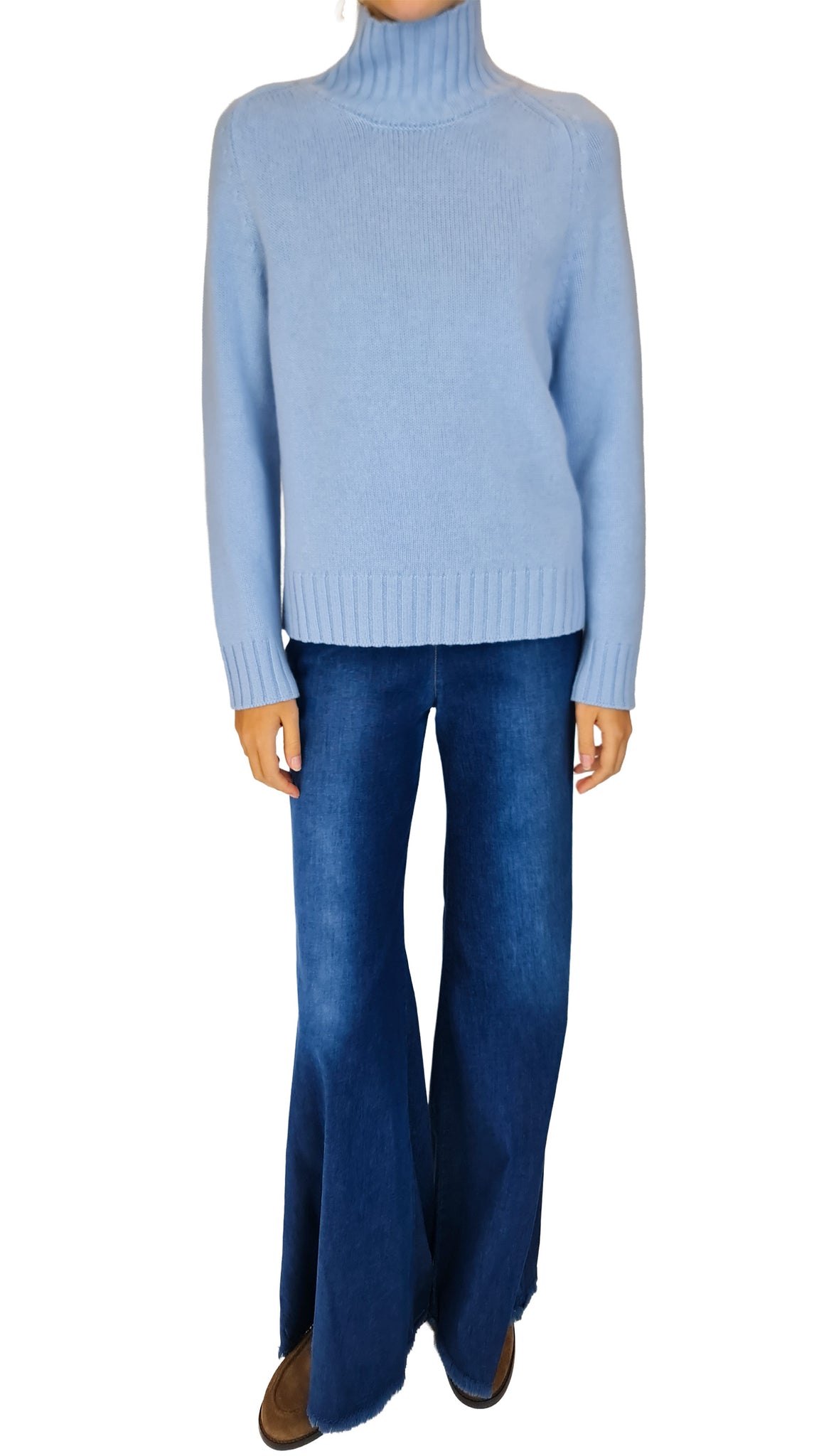 PUROTATTO CIELO CASHMERE TURTLENECK JUMPER