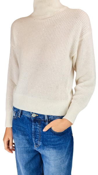 Shop the Purotatto Latte Sparkle Ribbed Turtleneck Jumper. Soft latte cream ribbed knit woven with subtle sparkle thread, featuring a cozy high neck. Order now!
* Purotatto latte sparkle ribbed turtleneck jumper
* Purotatto sparkle ribbed turtleneck
* Latte cream sparkle knit sweater
* Women's cream ribbed turtleneck with sparkle
* Purotatto metallic thread ribbed jumper
* Designer latte cream turtleneck jumper
* Shimmer cream turtleneck sweater women
* Italian sparkle ribbed turtleneck knitwear