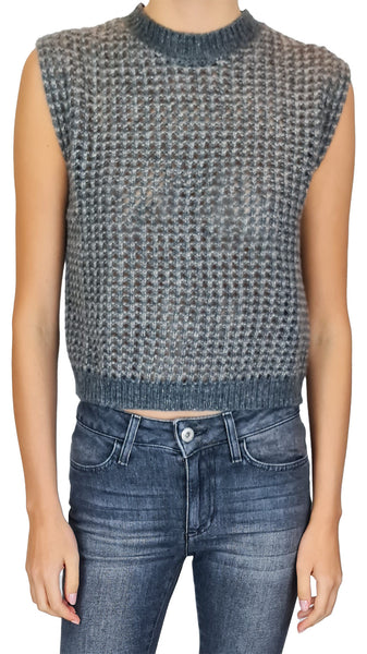 PUROTATTO GRIGIO SPARKLE GILET