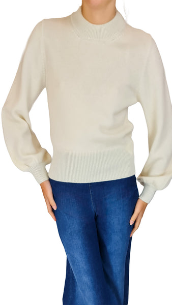 PUROTATTO LATTE BELL SLEEVE JUMPER