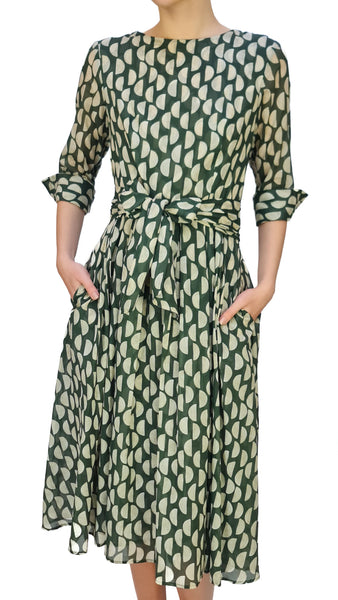 ROSSO35 FOREST SEMI CIRCLE DRESS