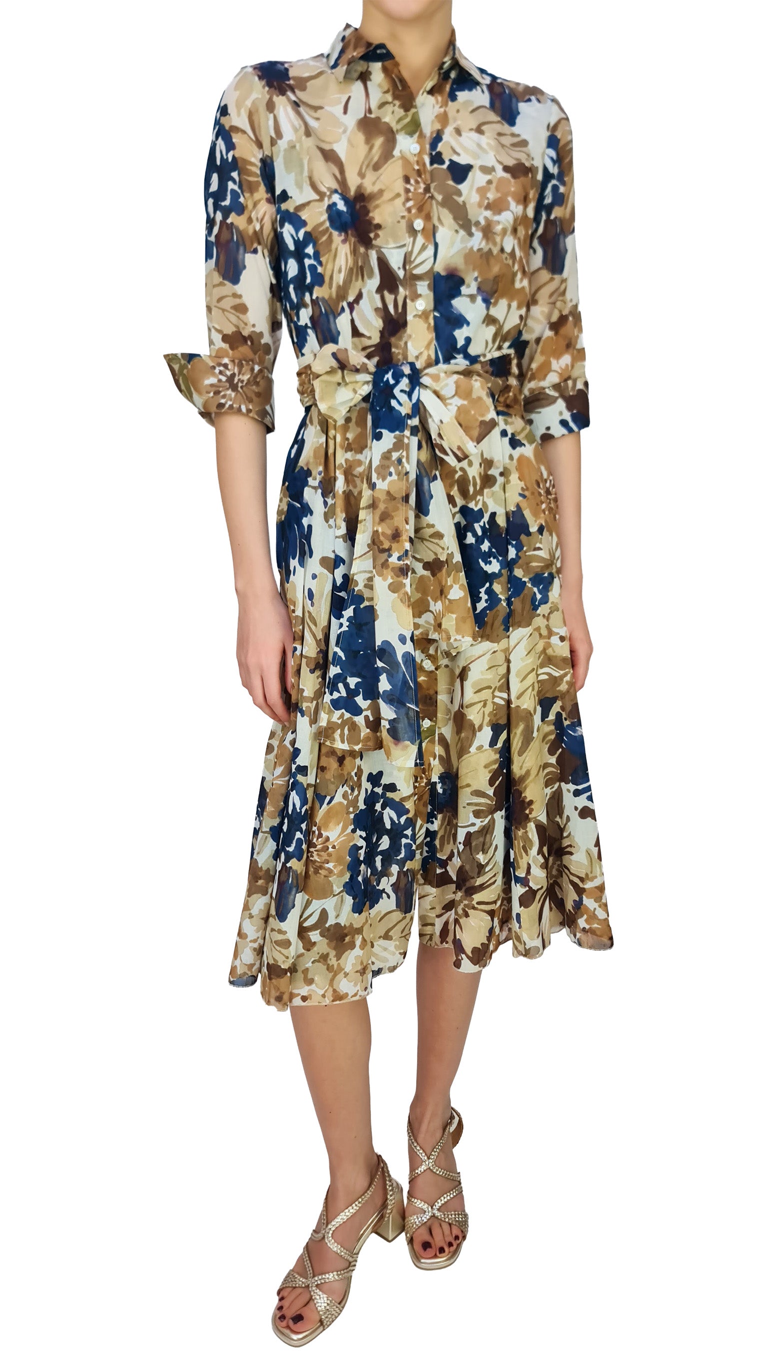 knee length dresses for ladies Rosso35 Relaxed Shirt Dress