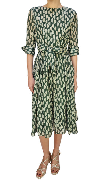 ROSSO35 FOREST SEMI CIRCLE DRESS