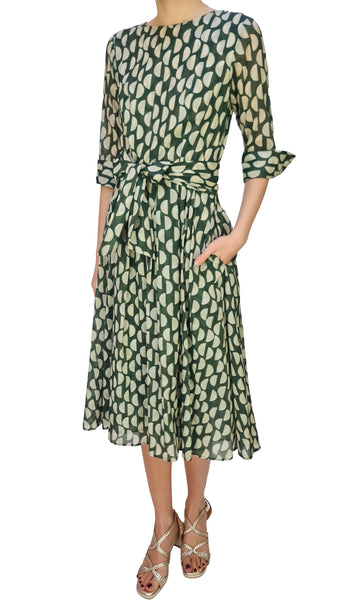 ROSSO35 FOREST SEMI CIRCLE DRESS