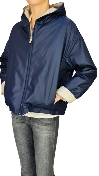ROSSO35 NAVY REVERSIBLE JACKET