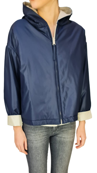 ROSSO35 NAVY REVERSIBLE JACKET
