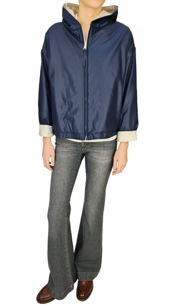 ROSSO35 NAVY REVERSIBLE JACKET