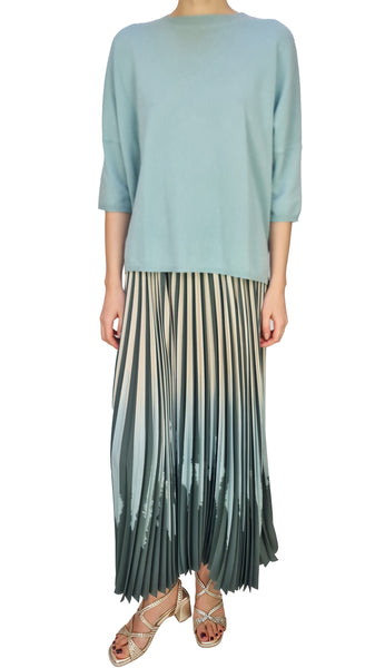 ROSSO35 SAGE PLEAT SKIRT