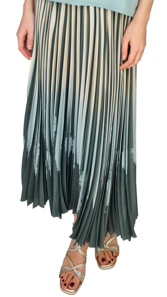 ROSSO35 SAGE PLEAT SKIRT