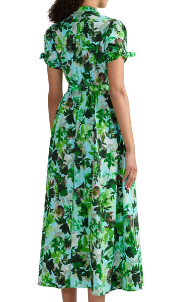 SALONI ENA WATERCOLOUR GARDEN DRESS
