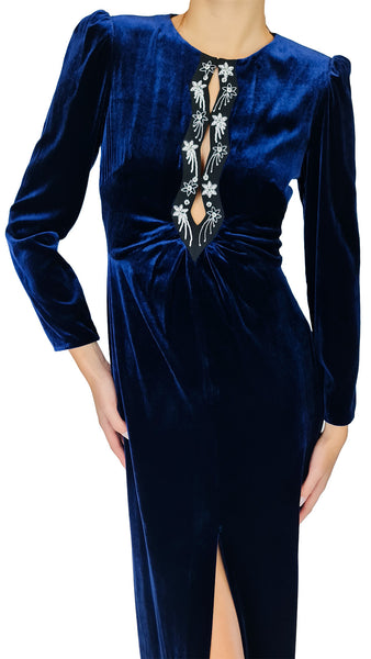 SALONI JINX NAVY DRESS