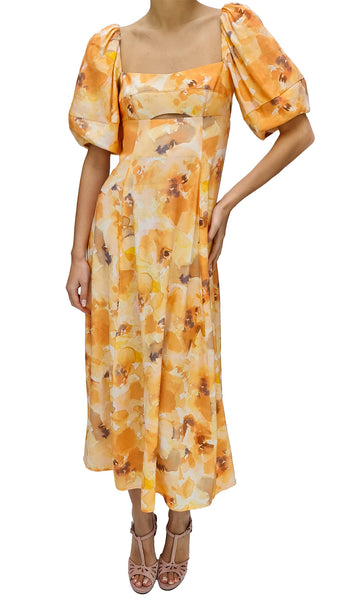 SIGNIFICANT OTHER PAINTED POPPY LOIS DRESS