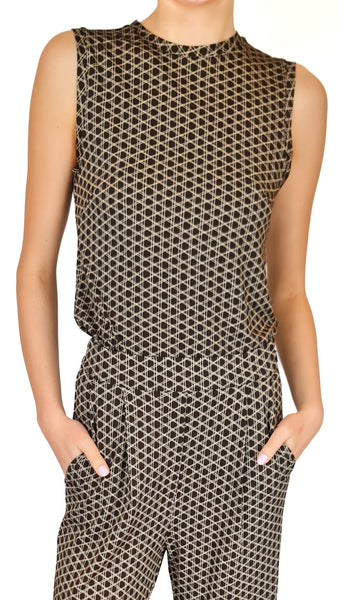 SIYU DUFAY BROWN TOP