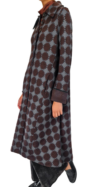SIYU KNIT LOGOS COAT