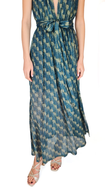SIYU BLUE CROCUS BAMBOLA DRESS