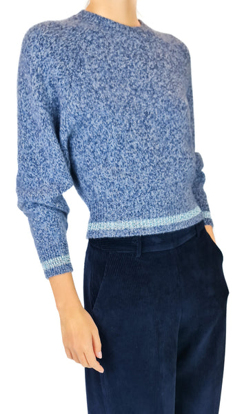 HAPPY SHEEP OCEAN SHORT SWEATER