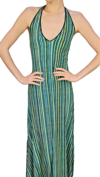 SIYU BAEZ HALTER DRESS