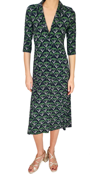 SIYU BYRD BUTTON DRESS