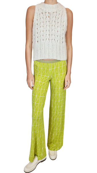 SIYU LIME BIRDS PANTS