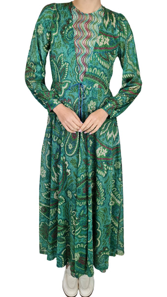 SIYU GREEN ONDINE BAMBOLA DRESS