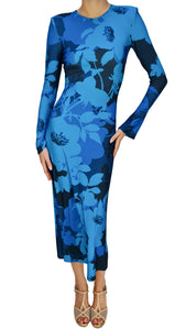 SMYTHE COBALT FLORAL DRESS