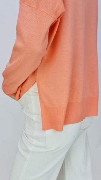 GRAN SASSO TASMANIA PEACH CARDIGAN