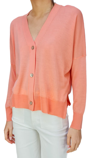 GRAN SASSO TASMANIA PEACH CARDIGAN